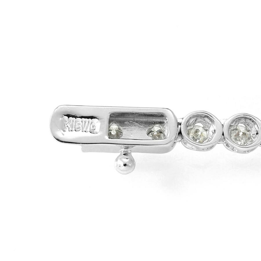ダイヤモンド 3.00ct ホワイトゴールド K18WG テニスネックレス 新品