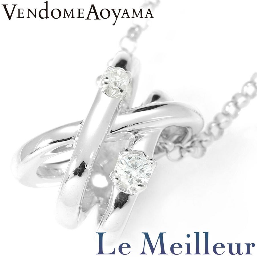 VENDOME AOYAMA ヴァンドーム青山 ネックレス ダイヤモンド K18 中古 