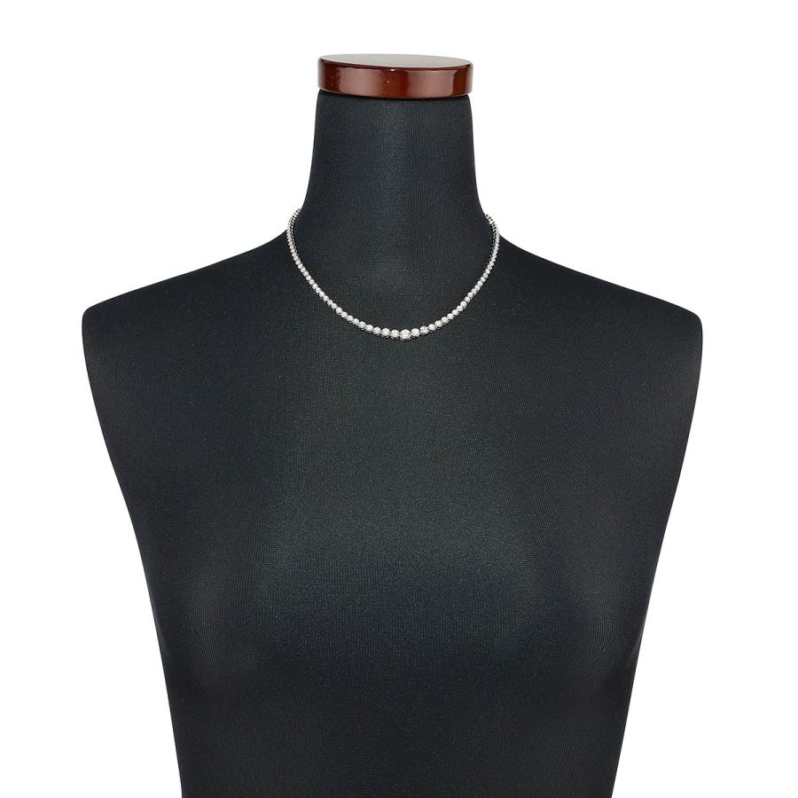 ダイヤモンド 2ct プラチナ Pt850 テニスネックレス  新品仕上済 中古 返品OK RE-PRICE |  | 06