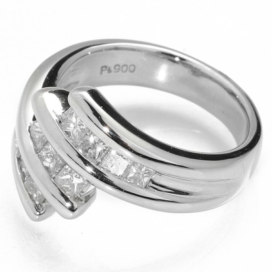 リング 指輪 ダイヤモンド 1.0ct Pt900 13号 中古 プレラブド 返品OK  