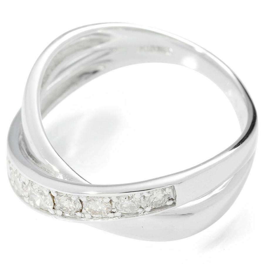 リング SIクラス 指輪 ダイヤモンド 0.5ct ホワイトゴールド K18WG 13 