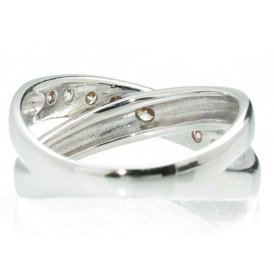 リング SIクラス 指輪 ダイヤモンド 0.5ct ホワイトゴールド K18WG 13 