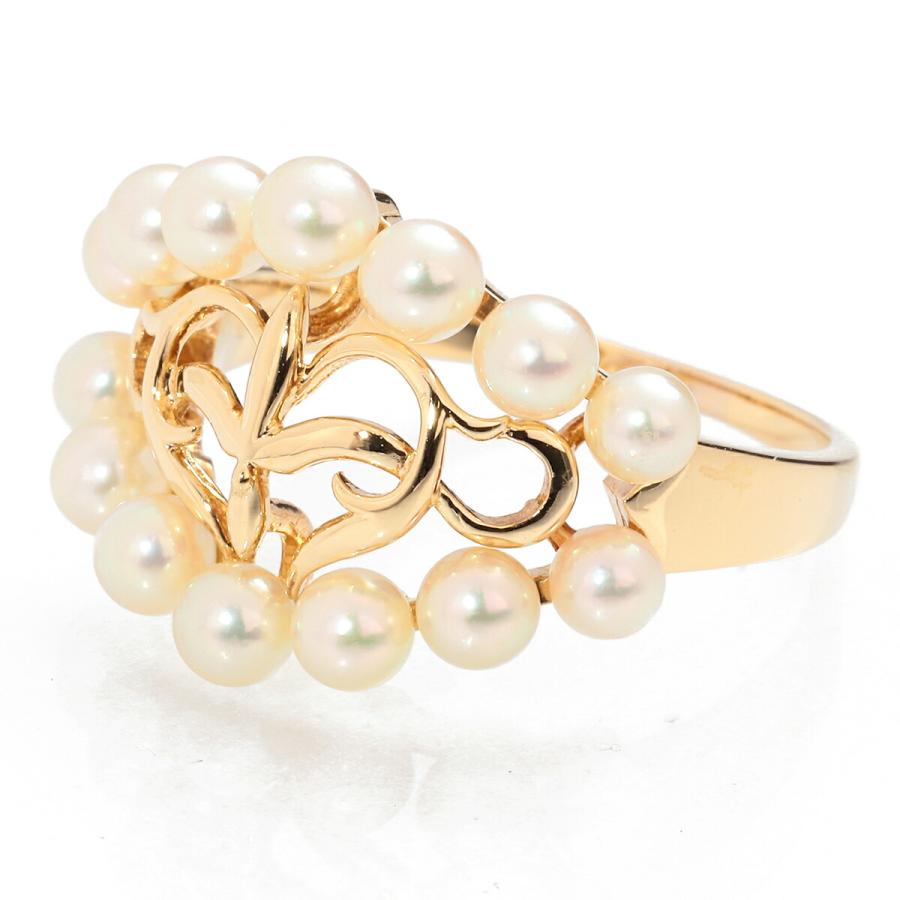 MIKIMOTO（ミキモト） パールリング 指輪 真珠 K18YG 13.5号 中古 返品