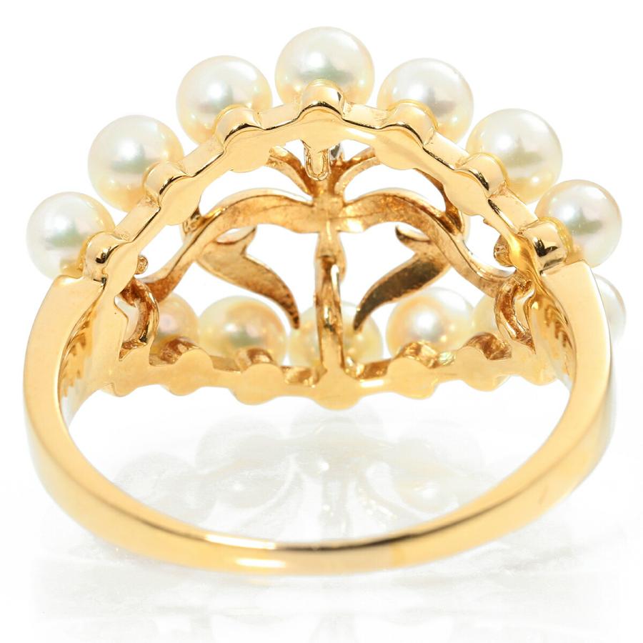 MIKIMOTO（ミキモト） パールリング 指輪 真珠 K18YG 13.5号 中古 返品