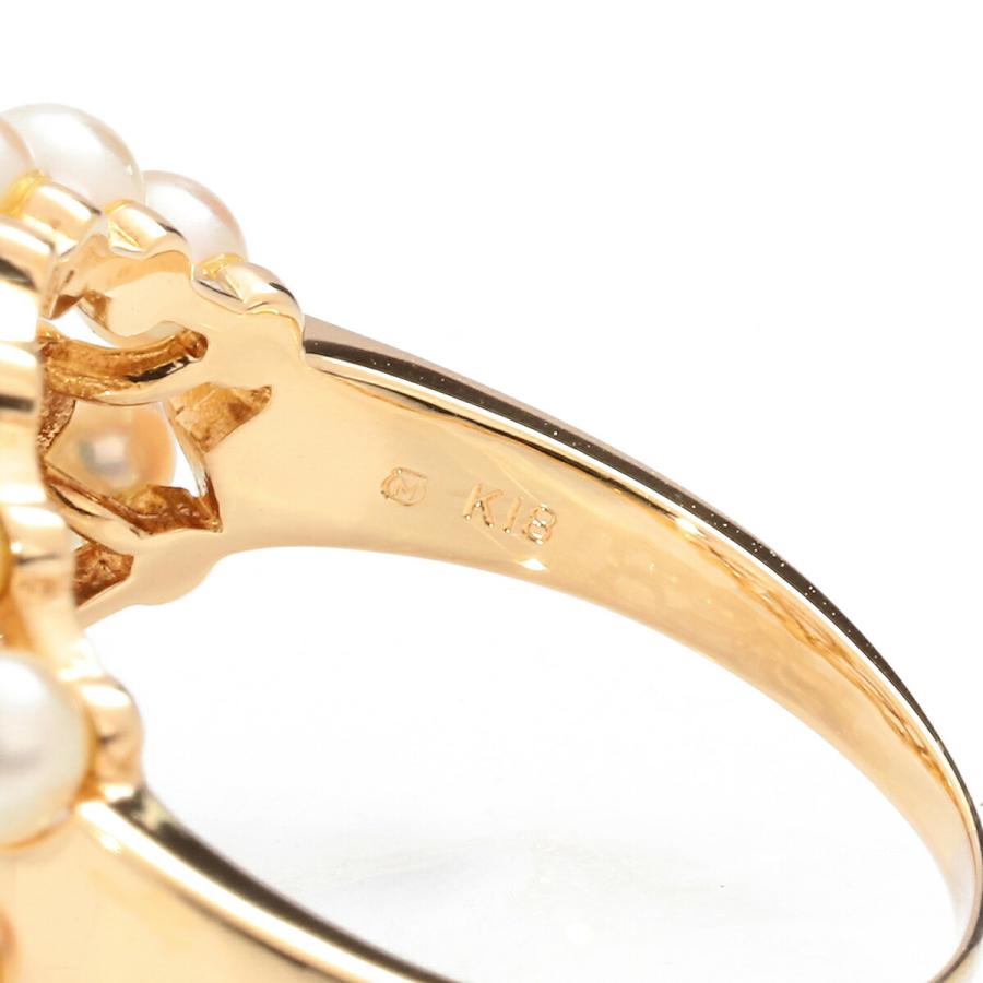 MIKIMOTO（ミキモト） パールリング 指輪 真珠 K18YG 13.5号 中古 返品