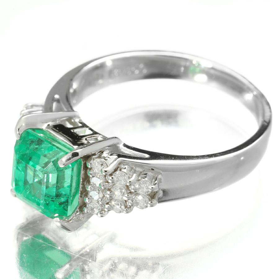 ジュエリーマキ Jewelry MAKI リング エメラルド 1.95ct ダイヤモンド