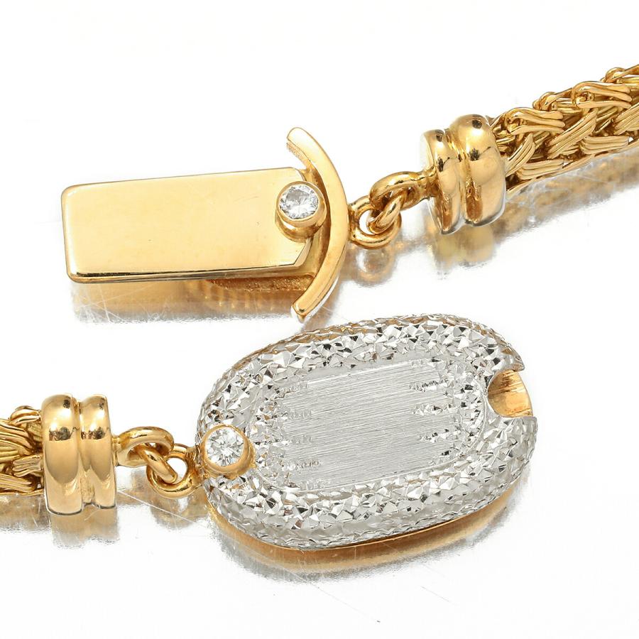 石川暢子 フラワーモチーフネックレス ダイヤモンド 0.43ct サファイア  