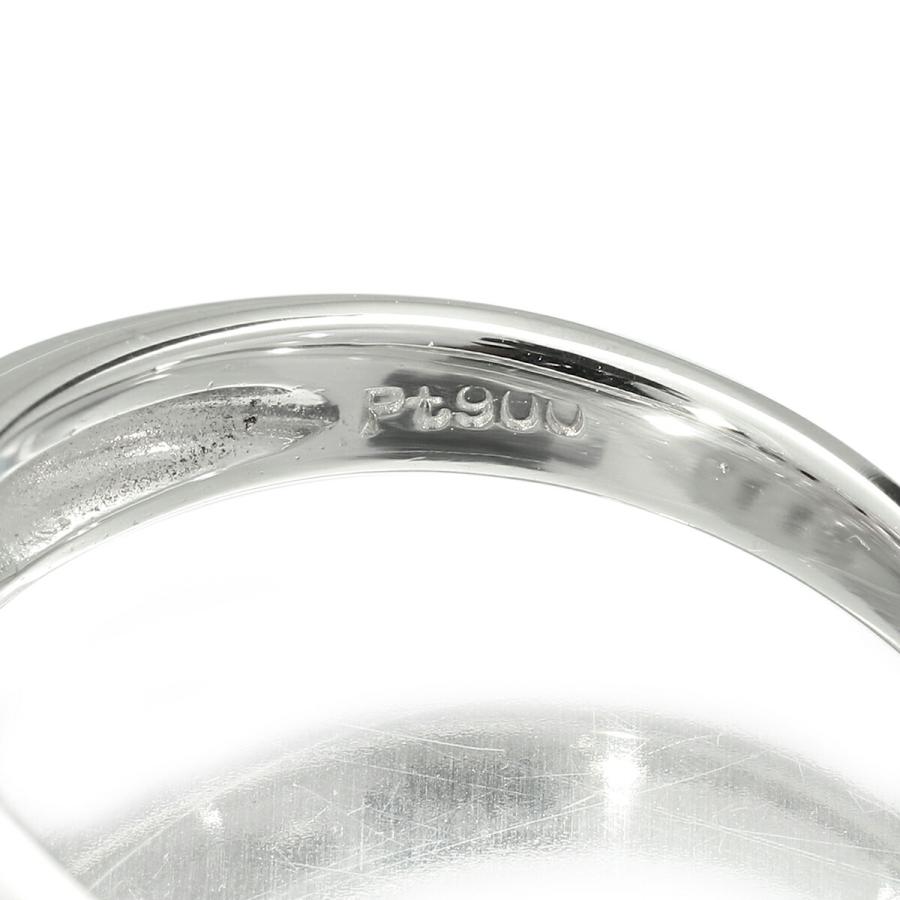 リング 指輪 サンゴ 11.3mm ダイヤモンド 0.22ct Pt900 16号 中古  