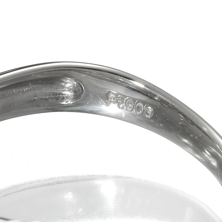 フラワーデザインリング 指輪 ダイヤモンド 0.51ct Pt900 12号 中古  