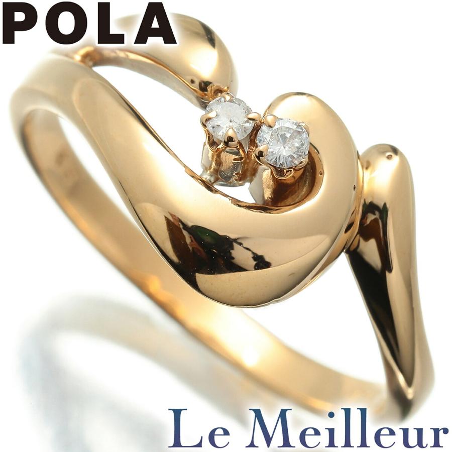 POLA（ポーラ） リング 指輪 ダイヤモンド イエローゴールド K18YG 12 
