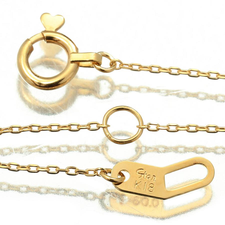 STAR JEWELRY K18 GOLD バタフライ ネックレス ダイアモンド