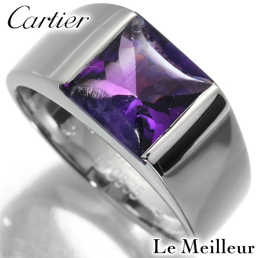 Cartier（カルティエ） Cartier TANK リング アメシスト ホワイト