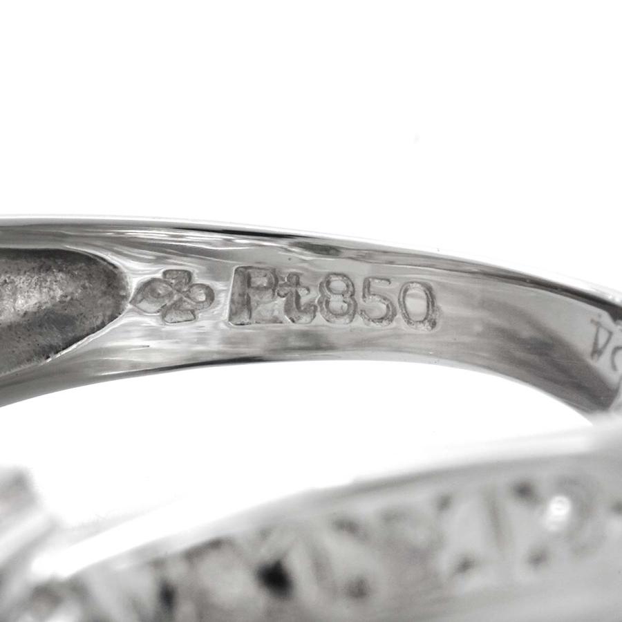 ジュエリーマキ リング 指輪 エメラルド ダイヤモンド 0.24ct Pt850 12  