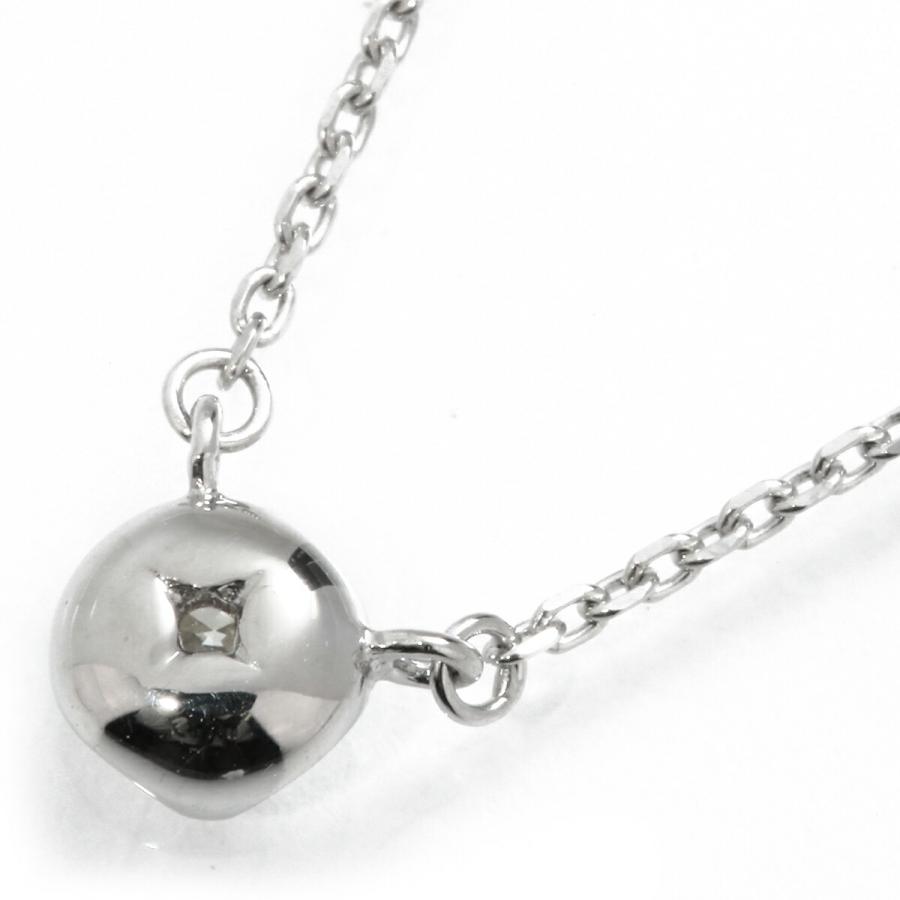 K18 4℃一粒ダイヤネックレス　値下げ✖️ 4℃（ヨンドシー） 1粒ダイヤ ネックレス ダイヤモンド K18 中古 返品OK