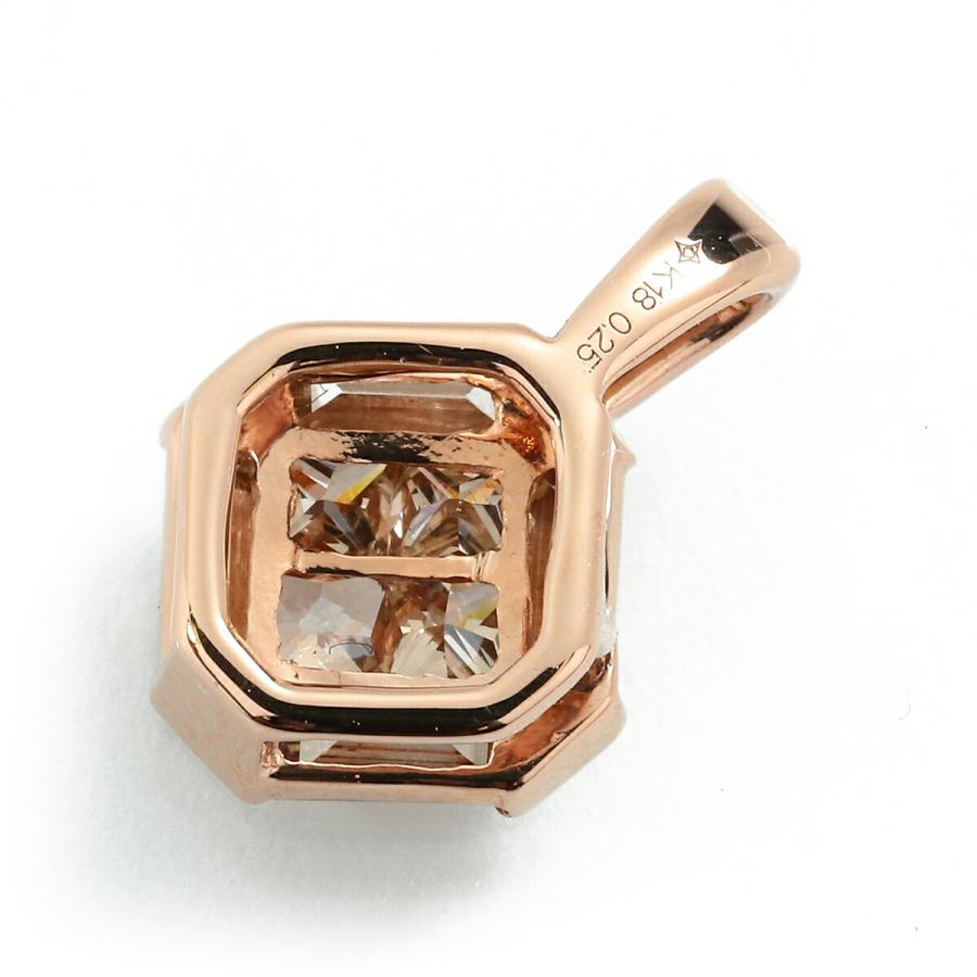 ペンダントトップ ダイヤモンド 0.25ct K18 中古 プレラブド