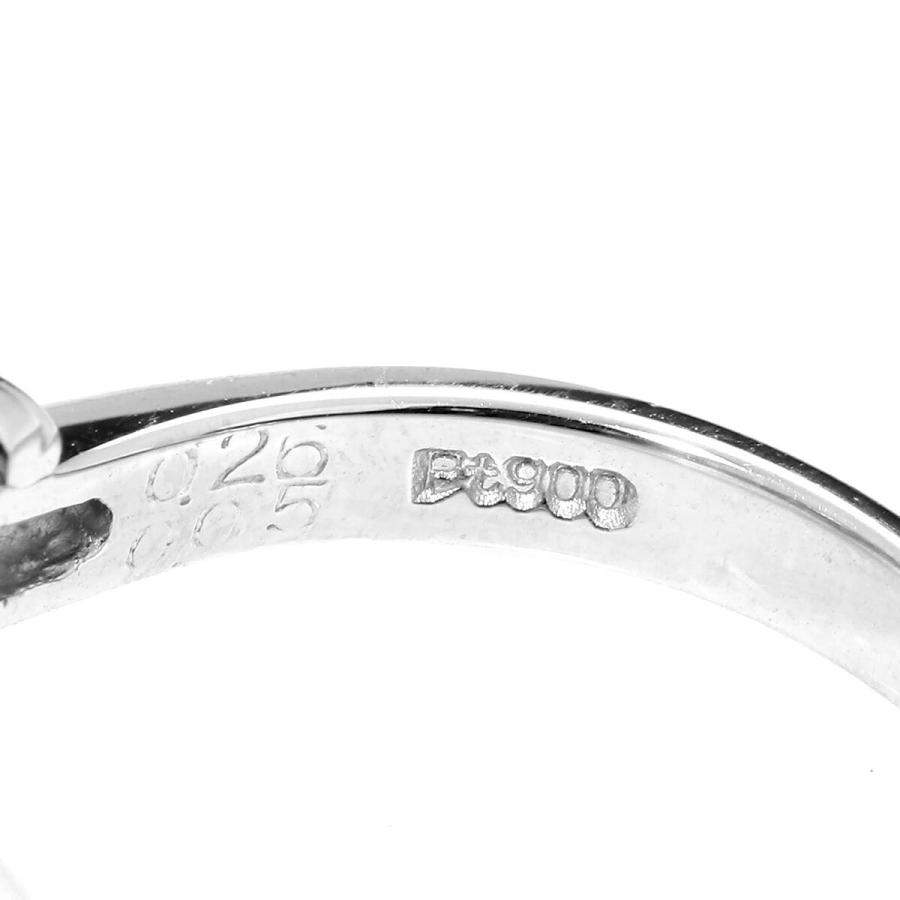 デザインリング 指輪 ダイヤモンド 0.25ct Pt900 10号 中古 返品OK【RE 