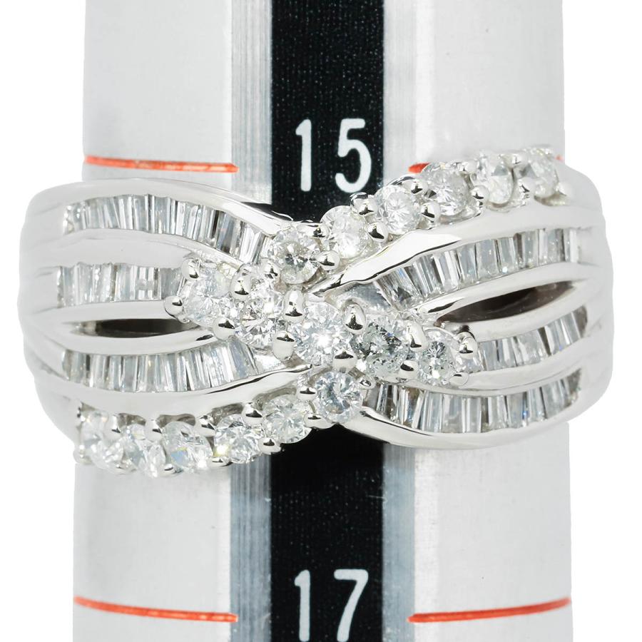 リング 指輪 ダイヤモンド 1.11ct プラチナ Pt900 15.5号 中古 返品OK 
