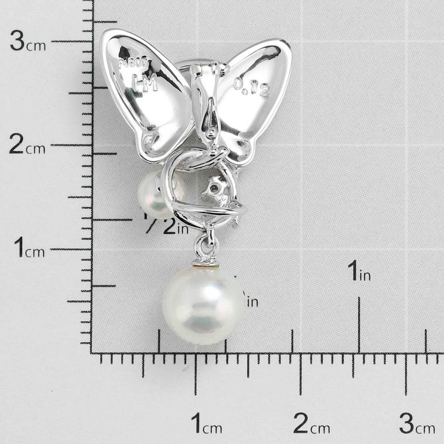 HANAE MORI（ハナエモリ） 森英恵 ペンダントトップ アコヤ真珠 7.7mm