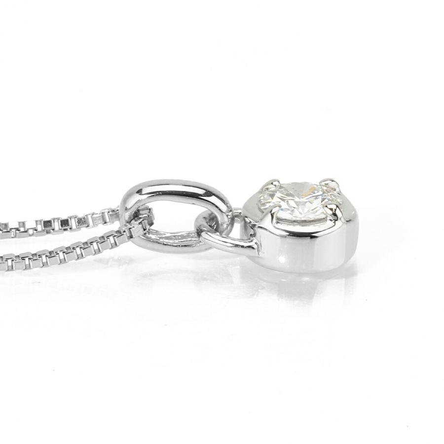 ペンダントネックレス SIクラス ダイヤモンド 0.21ct プラチナ