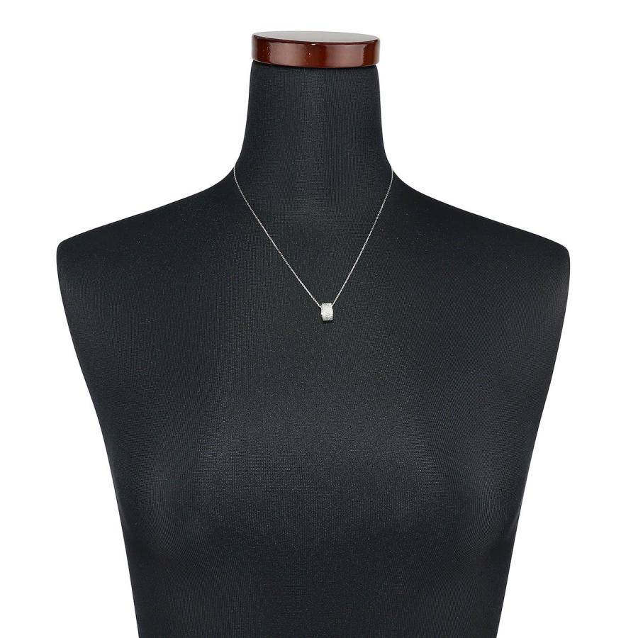 リングペンダントネックレス ダイヤモンド 0.82ct ホワイトゴールド 