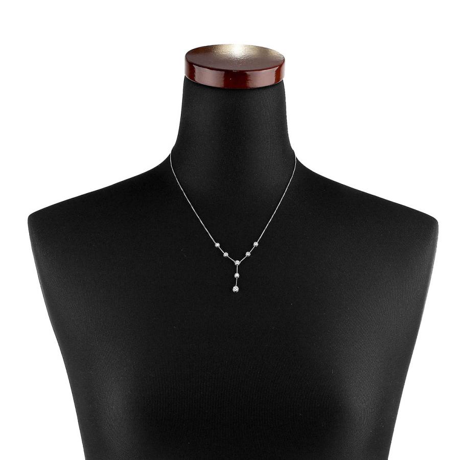 Y字ネックレス ダイヤモンド 0.50ct プラチナ Pt900 中古 返品OK RE-PRICE |  | 06
