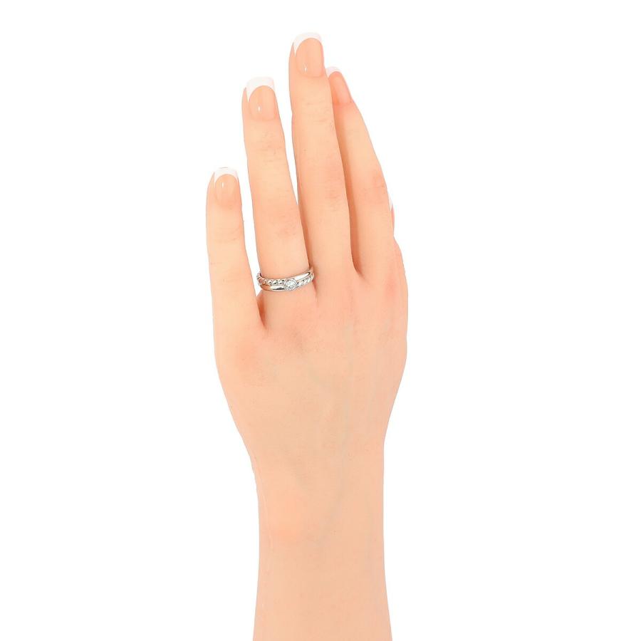 リング 指輪 ダイヤモンド 0.26ct プラチナ Pt900 15号 中古 返品OK