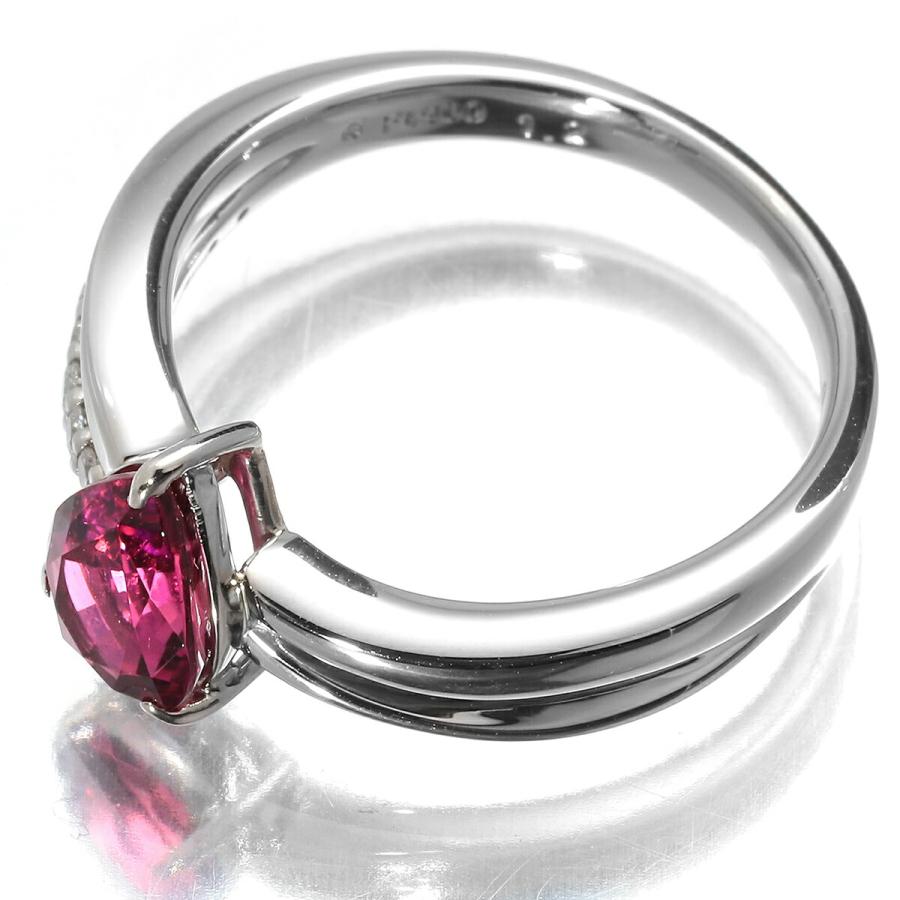 ESTELLE エステール リング 指輪 ルベライト 1.2ct ダイヤモンド Pt900 