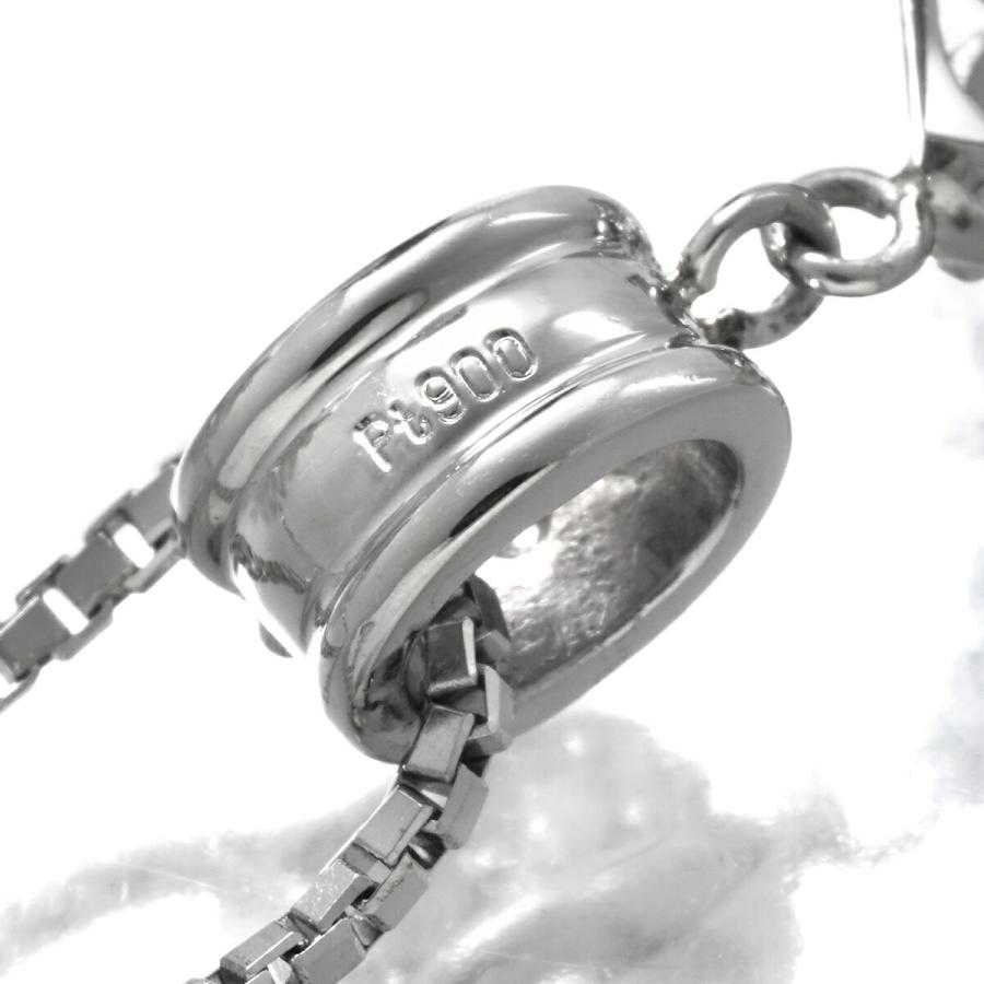 サファイア 0.5ct ダイヤモンド 0.58ct プラチナ Pt900 フラワー 