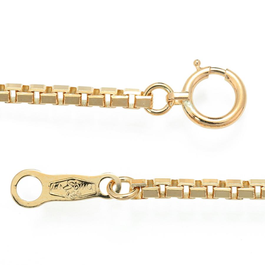 ラ・ソマ ベネチアンチェーンネックレス K18 LA SOMA 中古 返品OK : Le 