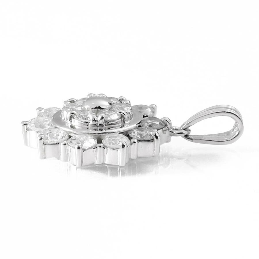 ペンダントトップ プラチナ900 ダイヤモンド 1.11ct クロス 十字架