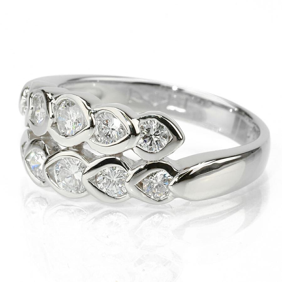 リング SIクラス 指輪 ダイヤモンド 0.8ct プラチナ Pt900 13号 中古 