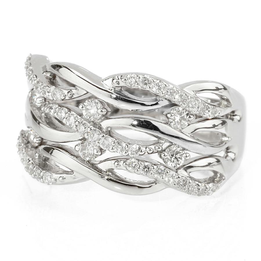 リング 指輪 ダイヤモンド 0.52ct プラチナ Pt900 14号 中古 返品OK_1
