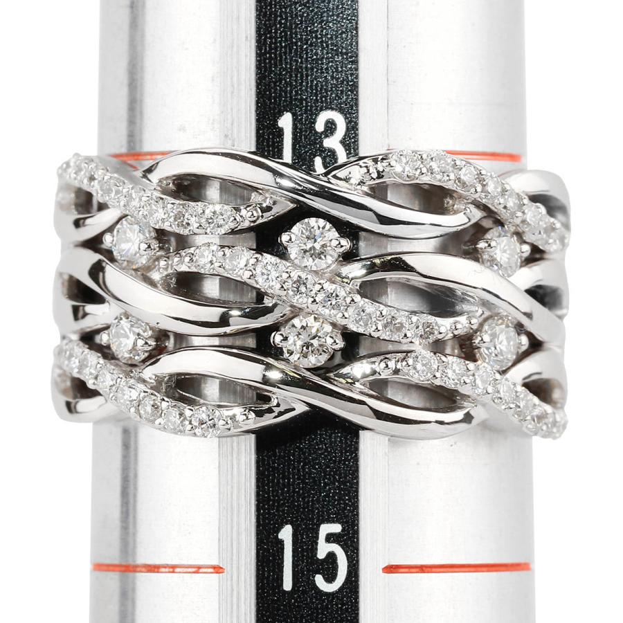 リング 指輪 ダイヤモンド 0.52ct プラチナ Pt900 14号 中古 返品OK_6