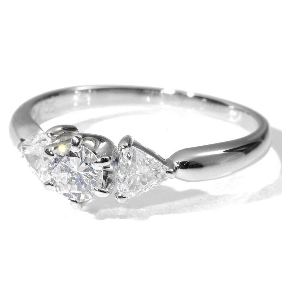 ダイヤモンド 0.27ct Eカラー VVS2 Good 0.35ct プラチナ Pt900 リング 13号 指輪  新品仕上済 中古 返品OK RE-PRICE |  | 01