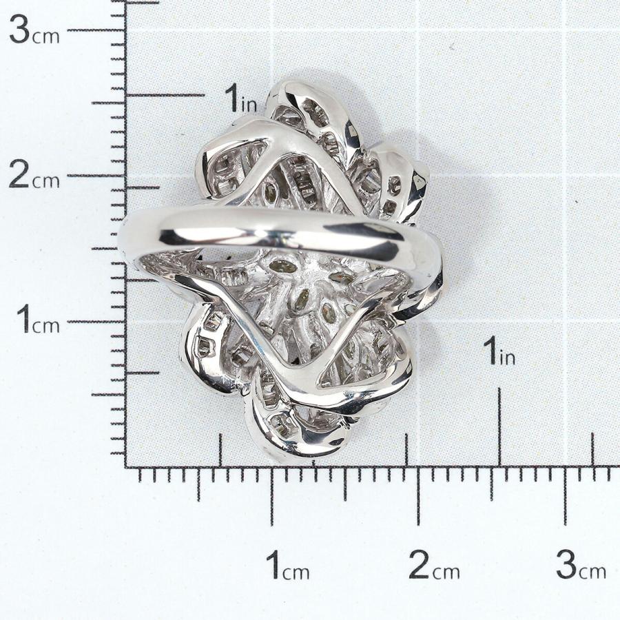 イエローダイヤリング 指輪 ダイヤモンド 1.06ct 0.55ct プラチナ 