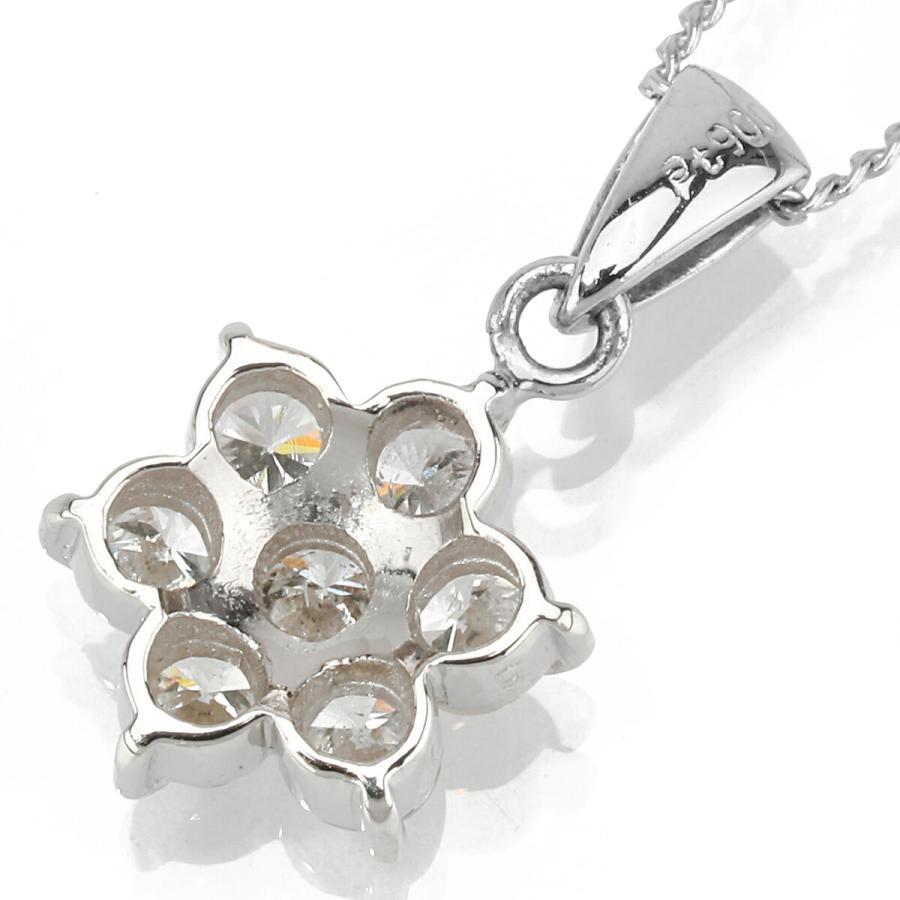 ダイヤモンド 0.5ct プラチナ Pt900 ペンダントネックレス I1クラス 