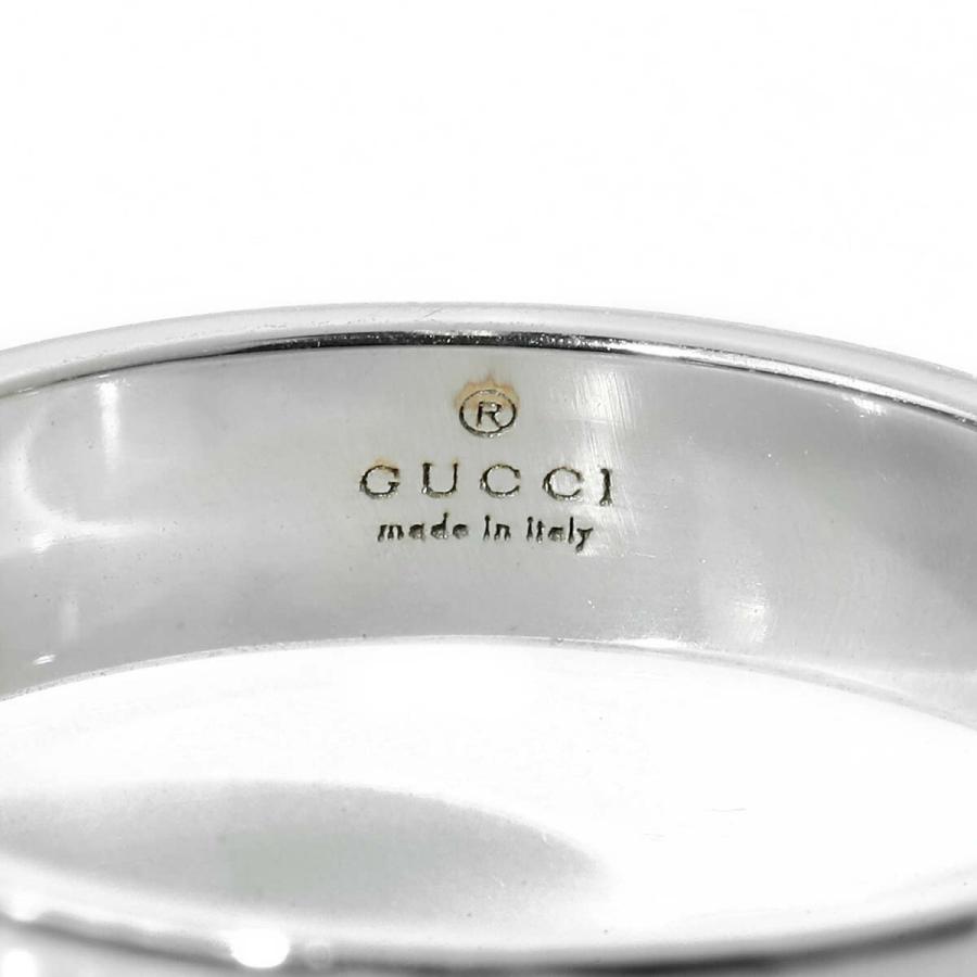 GUCCI（グッチ） アイコン スリムリング ホワイトゴールド K18WG 12.5