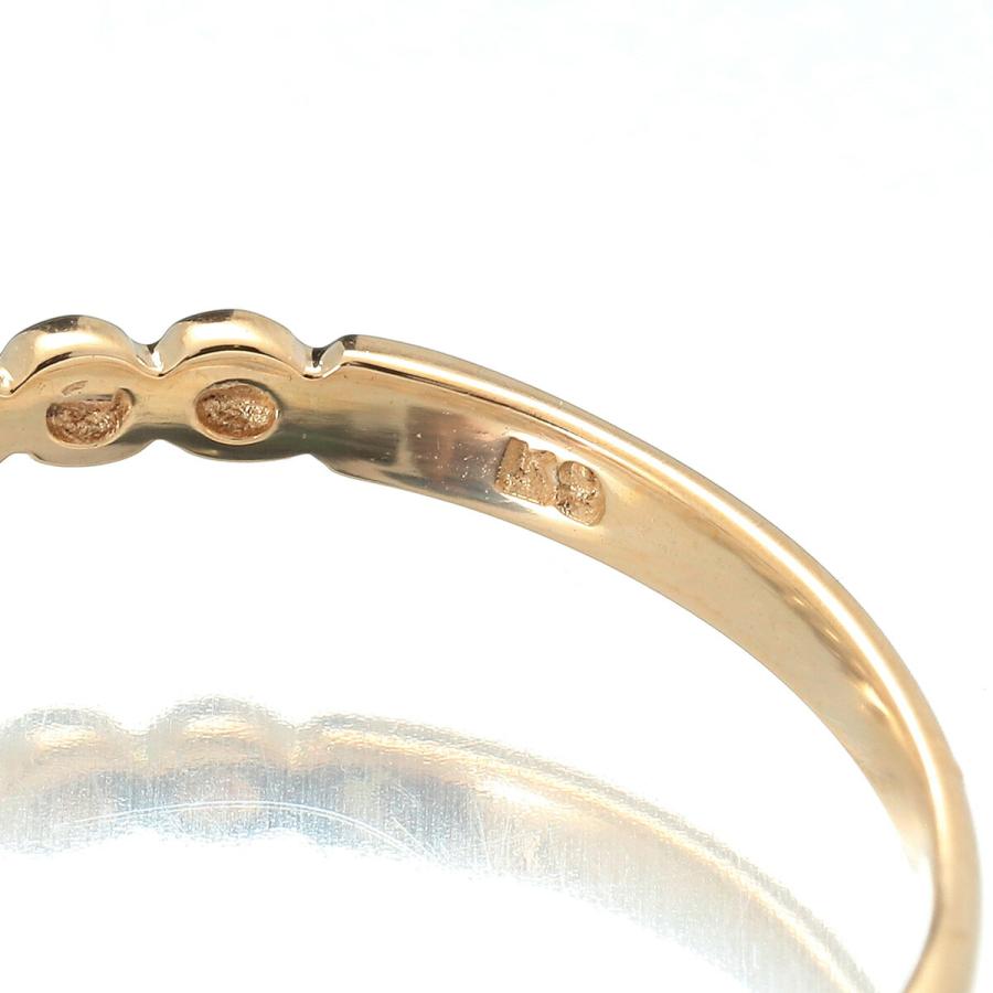 ジュエリーマキ K9 11号 リング 透かし イエローゴールド