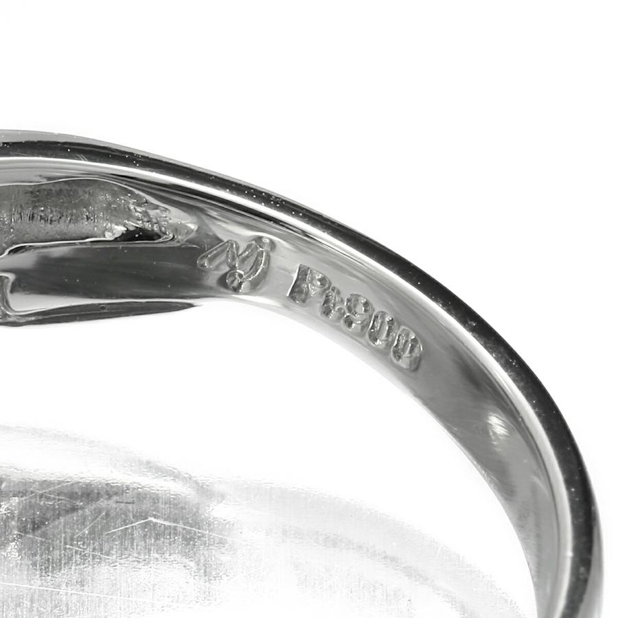 NJ エヌジェー ウェーブデザインリング 10P 指輪 ダイヤモンド 0.54ct