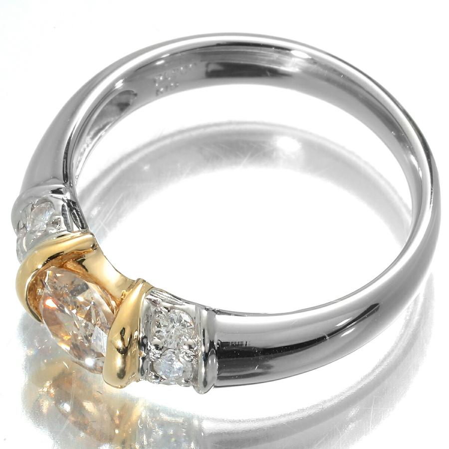 コンビネーションリング 指輪 ダイヤモンド 0.81ct Pt900 13号 中古  