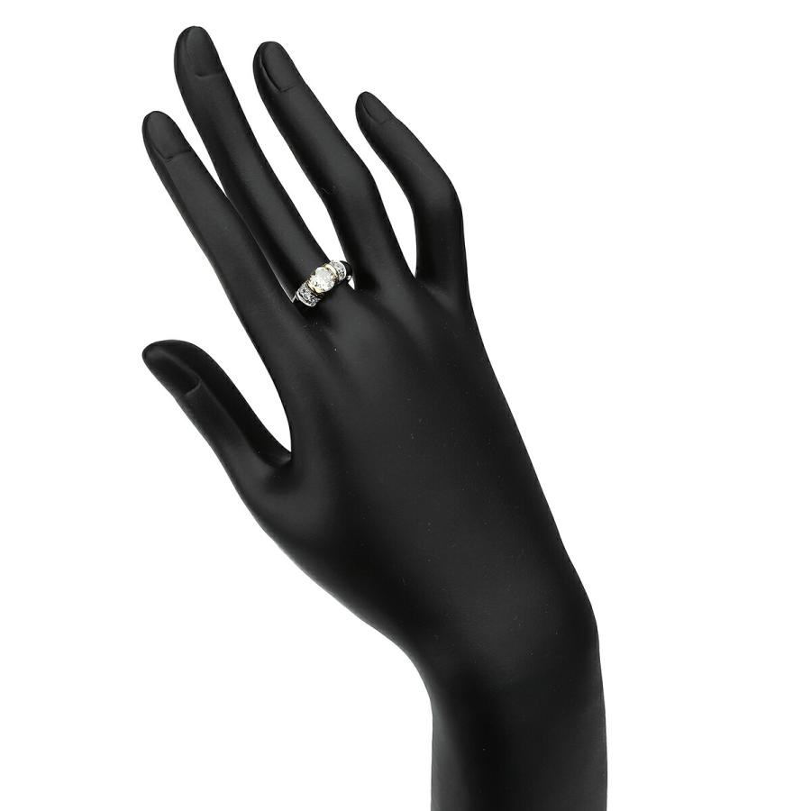 コンビネーションリング 指輪 ダイヤモンド 0.81ct Pt900 13号 中古  