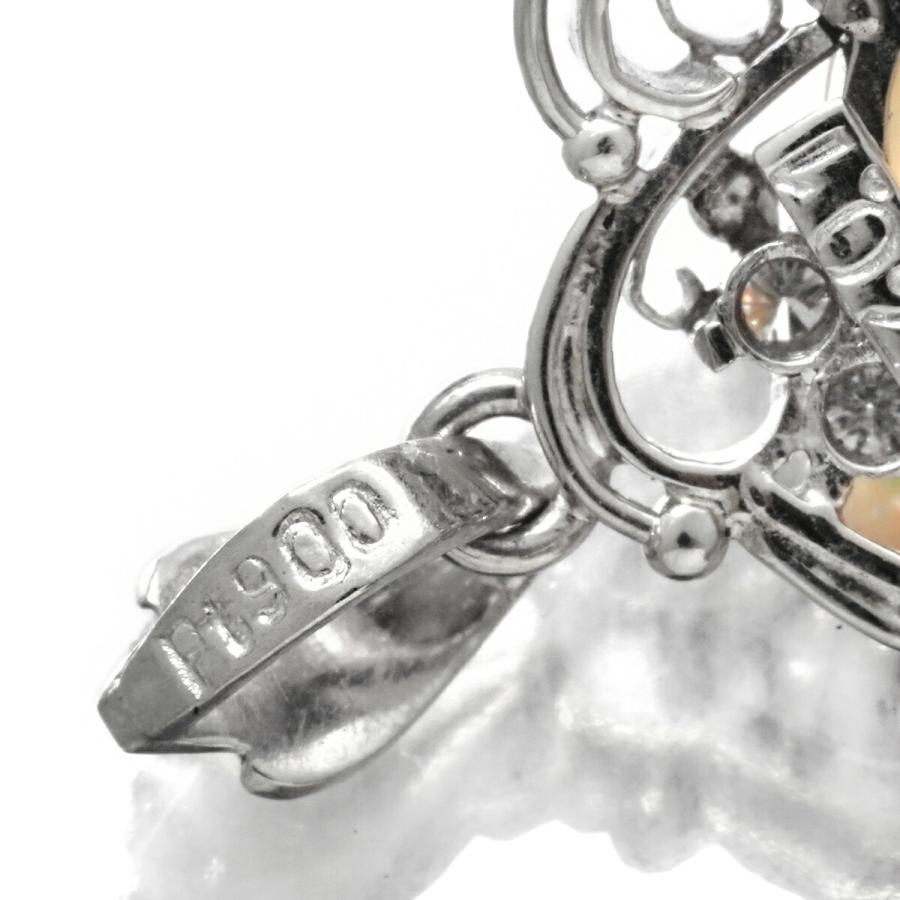 クラシカルデザインペンダントトップ ファイヤーオパール 1.67ct  