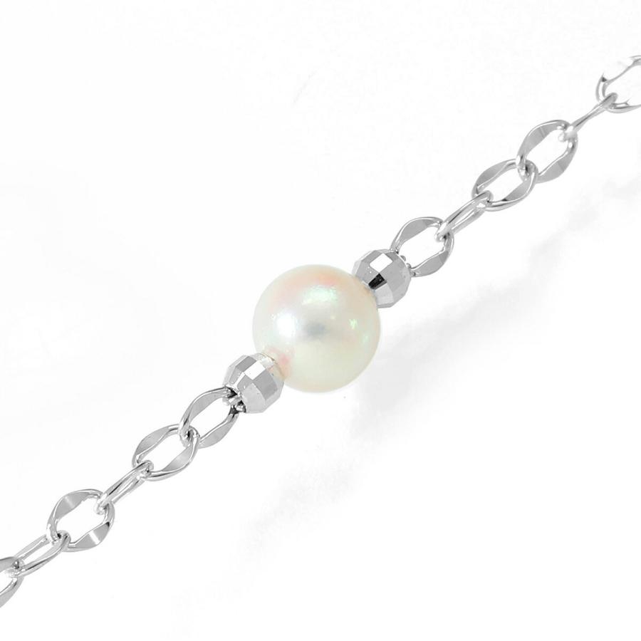 白蝶真珠 プラチナ Pt850 パールペンダントネックレス 新品仕上済 中古