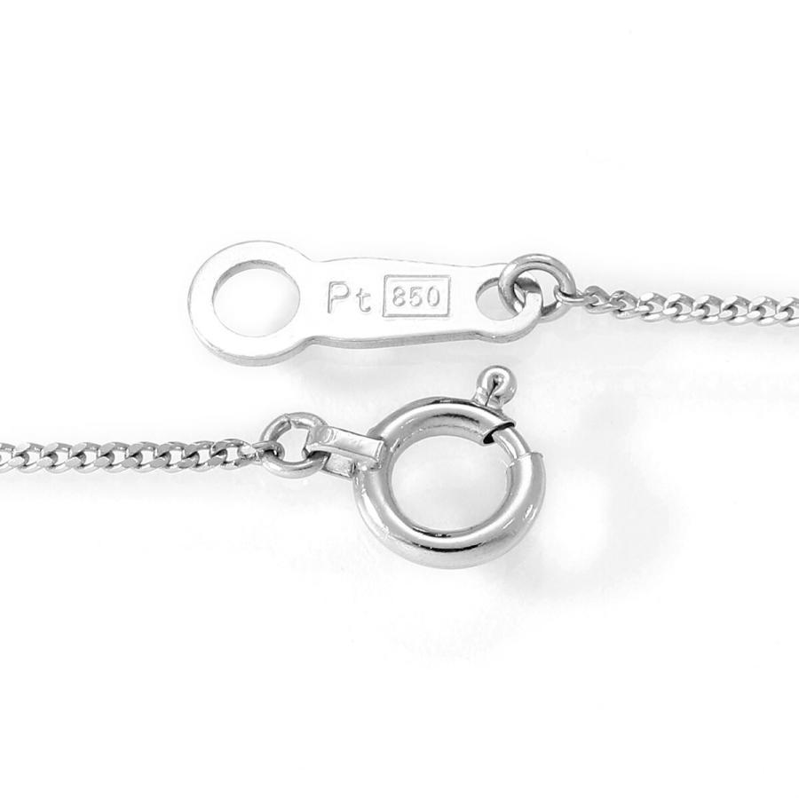 Pt850製 パールネックレス シンプル プラチナ 白蝶真珠 プラチナ Pt850 パールペンダントネックレス 新品仕上済 中古