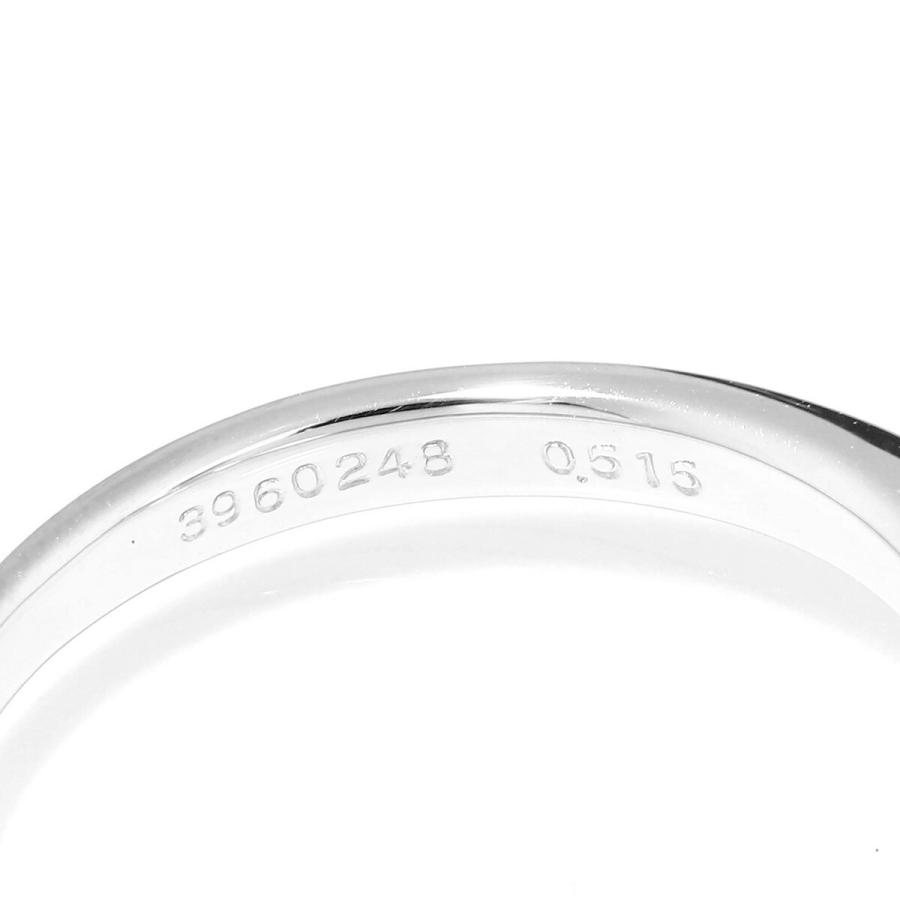 ギンザタナカ リング VVSクラス 指輪 ダイヤモンド 0.515ct Pt900 13号  