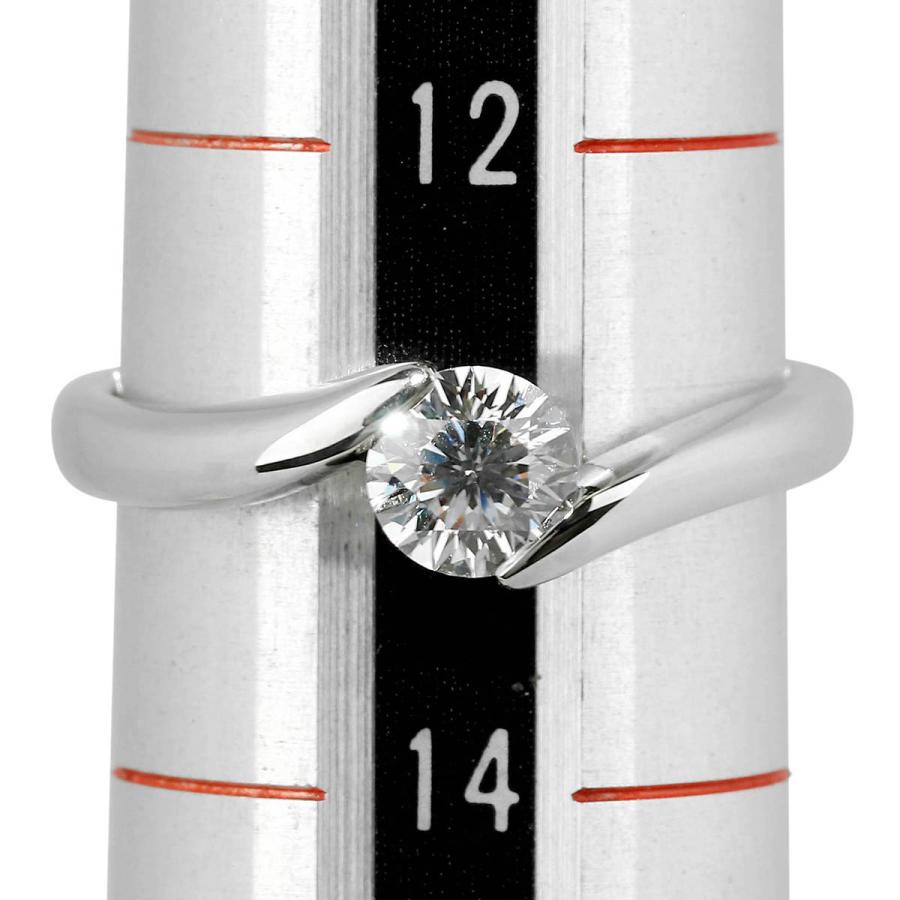 ギンザタナカ GINZA TANAKA リング VVSクラス ダイヤモンド 0.515ct プラチナ Pt900 13号 指輪 新品仕上済 中古 返品OK RE-PRICE_6
