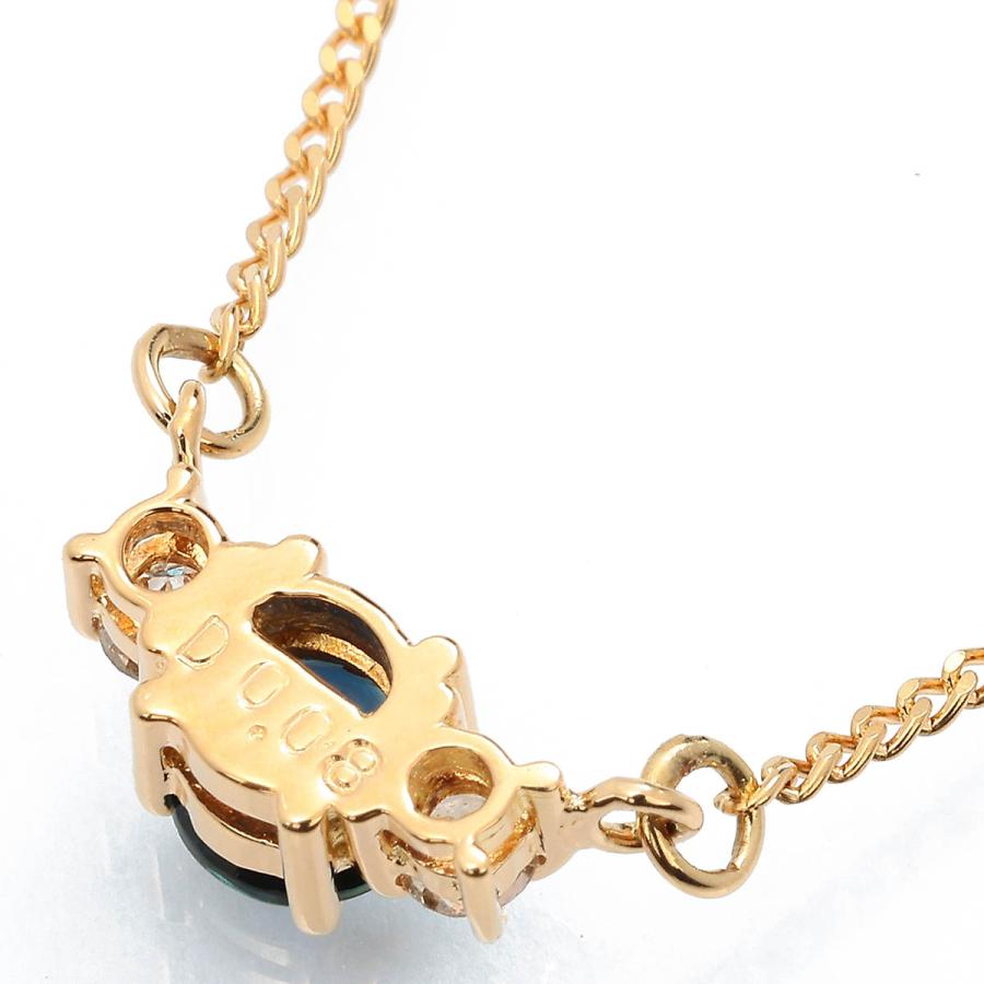 ジュエリーマキ ネックレス ブルーサファイア 0.31ct ダイヤモンド