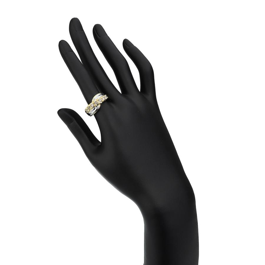 ジュエリーマキ Jewelry MAKI クロスライン リング ダイヤモンド 0.57