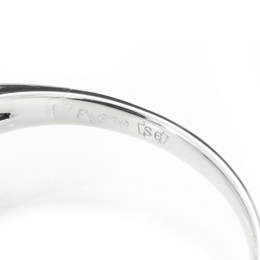 ダイヤモンド リング 12号pt850 リング 指輪 サファイア 0.81ct ダイヤモンド Pt850 12号 中古