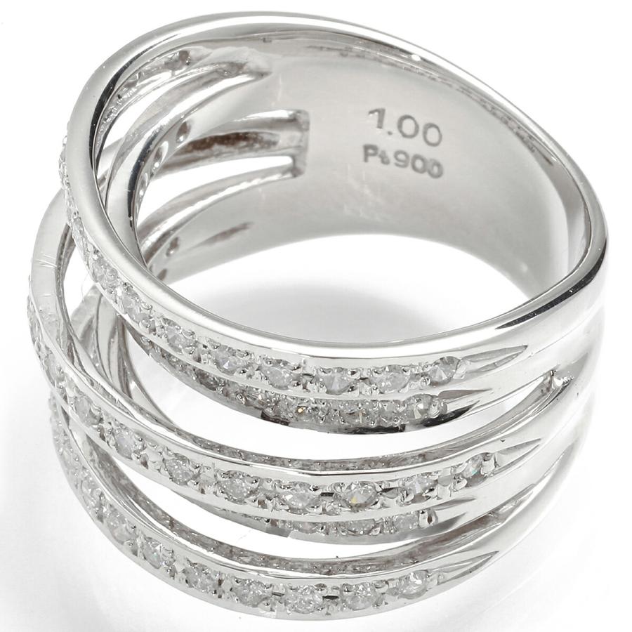 リング 指輪 ダイヤモンド 1ct Pt900 12号 中古 プレラブド 返品OK  